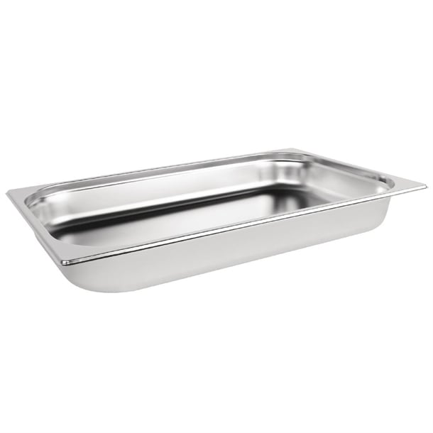 Vogue Stainless Steel Gastronorm Tray 1/1 - 65mm deep