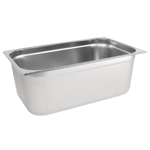 Vogue Stainless Steel Gastronorm Tray 1/1 - 200mm deep