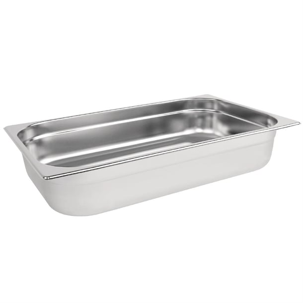 Vogue Stainless Steel Gastronorm Tray 1/1 - 100mm deep