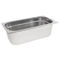 Vogue Stainless Steel Gastronorm Tray 1/3 - 100mm deep