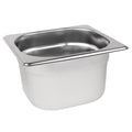 Vogue Stainless Steel Gastronorm Tray 1/6 - 100mm deep