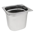 Vogue Stainless Steel Gastronorm Tray 1/6 - 150mm deep