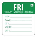 Hygiplas Removable Day of the Week Label Friday (500 Pack)