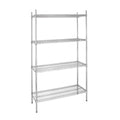 Vogue 4 Tier Wire Shelving Kit 910x457mm