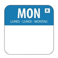 Hygiplas Removable Colour Coded Food Labels Monday (1000 Pack)