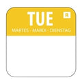 Hygiplas Removable Colour Coded Food Labels Tuesday (1000 Pack)