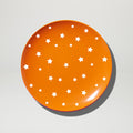 Barel Orange Coloured Star Melamine Plate 25cm