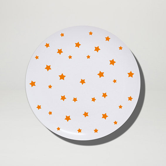 Barel Orange Star Melamine Plate 25cm