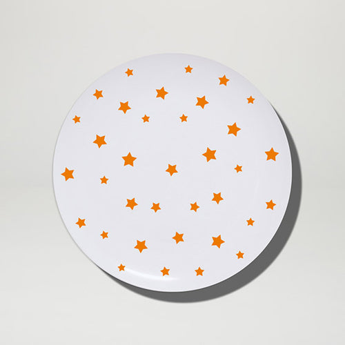 Barel Orange Star Melamine Plate 25cm