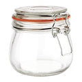 Vogue Clip Top Preserve Jars 500ml
