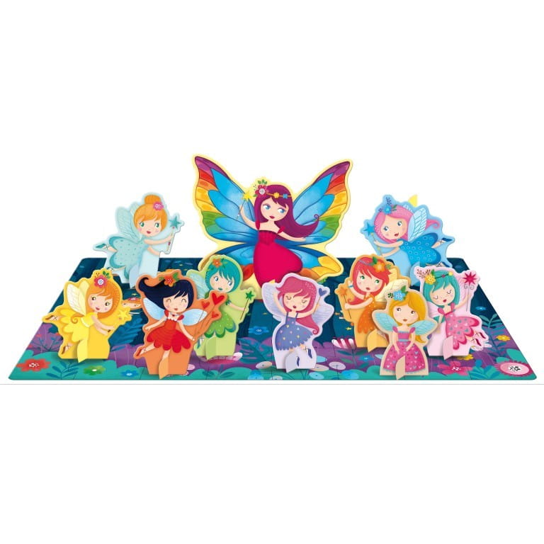Sassi 3D Puzzle and Book Set - Learn Fairies, 40 pcs image 2