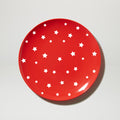 Barel Red Coloured Star Melamine Plate 25cm
