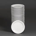 Bulk Buy Olympia Athena Narrow Rimmed Plates 165mm (36 Pack)