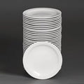 Bulk Buy Olympia Athena Narrow Rimmed Plates 205mm (36 Pack)