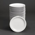 Bulk Buy Olympia Athena Narrow Rimmed Plates 255mm (36 Pack)