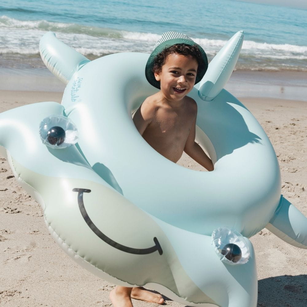 Swim Essentials Inflatable Swim Ring - Hunter The Hammerhead, 95 cm image 2