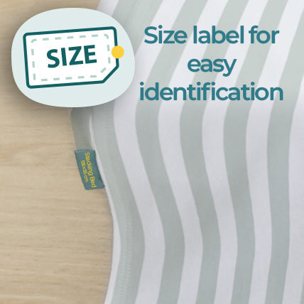 Imagine That Sage Stripe Stacker Bed Sheet Set image 4