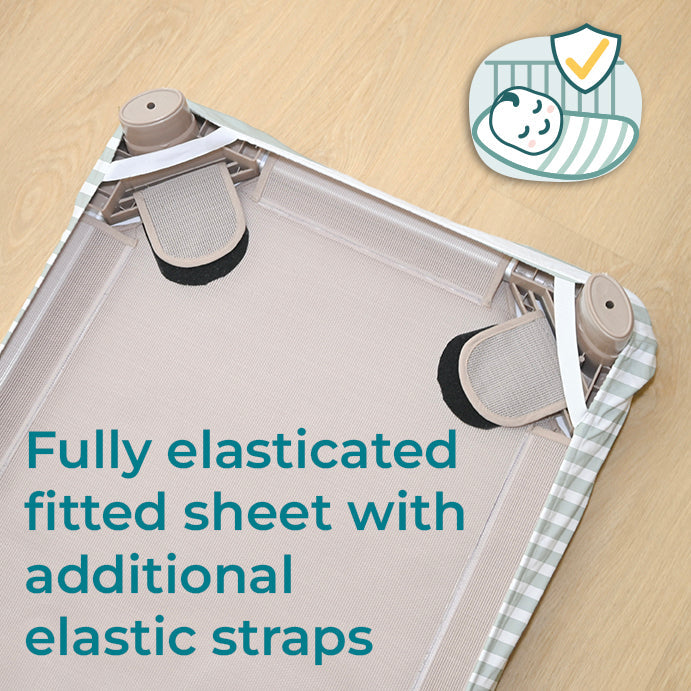 Imagine That Sage Stripe Stacker Bed Sheet Set image 3