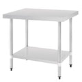 Vogue Stainless Steel Prep Table 900mm