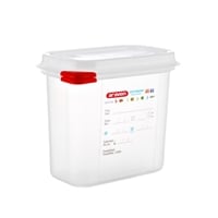 Araven Polypropylene 1/9 Gastronorm Containers With Lids 150mm (4 Pack)
