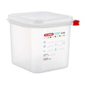 Araven Polypropylene 1/6 Gastronorm Containers With Lids 150mm (4 Pack)