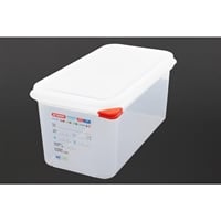 Araven Polypropylene 1/3 Gastronorm Containers With Lids 150mm (4 Pack)