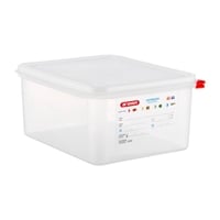 Araven Polypropylene 1/2 Gastronorm Containers With Lids 150mm (4 Pack)