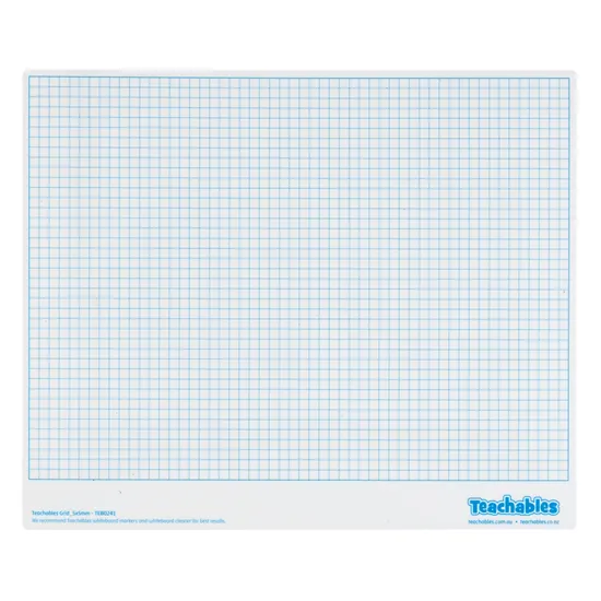 Grid Mini Whiteboard 5&10mm D-Sided Pack of 30 image 2