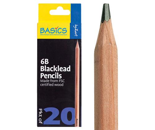 Zart Basics Blacklead Pencils Pack of 20 image 3