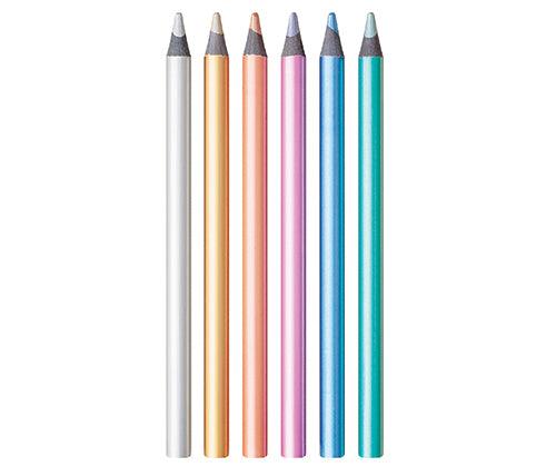 Basics Jumbo Metallic Pencils Pack of 12 image 2