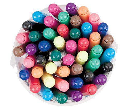 School Colours Thick Markers Pack of 48 image 2