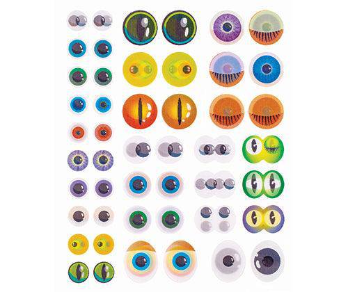 Sticker Moving Eyes Pack of 144
