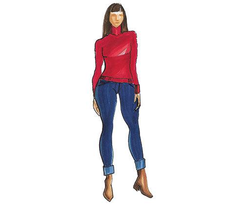 Fashion Croquis A3 Pack of 10 image 3