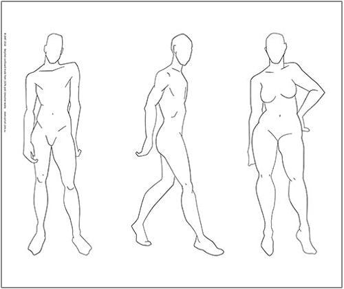 Fashion Croquis A3 Pack of 10 image 2