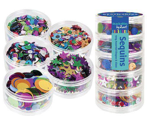 Stackables Sequins Assorted 100g