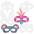 Cardboard Australian Animal Masks Pack of 30