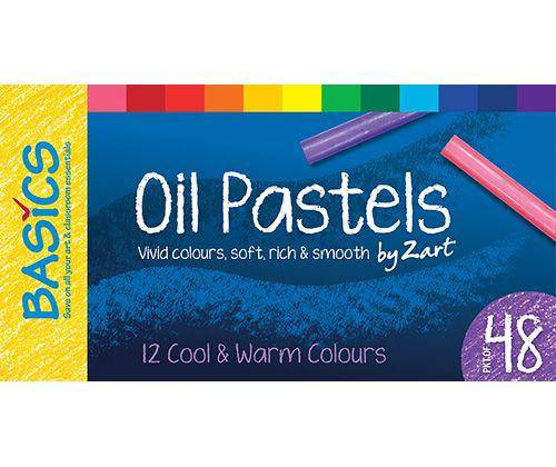 Basics Oil Pastels Cool and Warm Colours Pack of 48 image 5