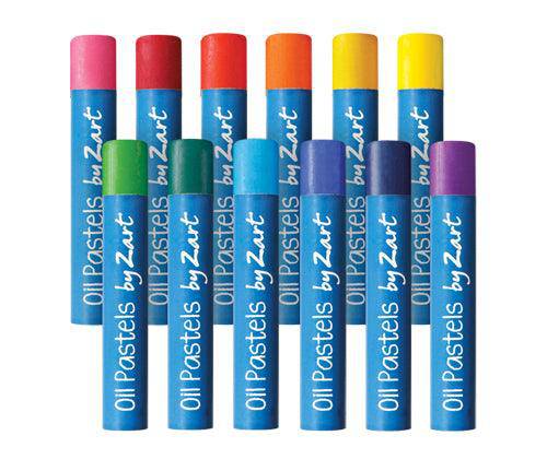 Basics Oil Pastels Cool and Warm Colours Pack of 48 image 2