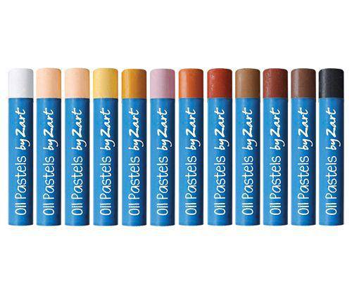 Basics Oil Pastels Skin Tone Colours Pack of 12 image 3