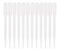 Plastic Paint Pipette 3mL Pack of 10