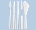 Plastic Palette Knives Assorted Pack of 5