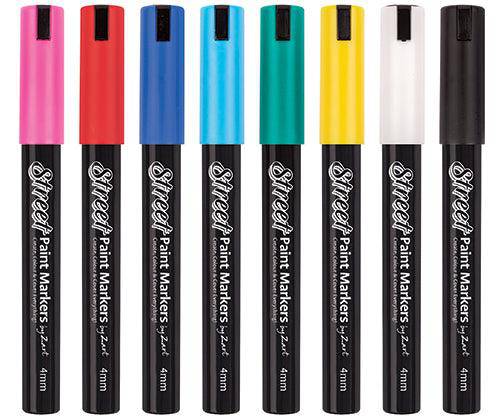 Street Paint Markers by Zart Pack of 8 image 2