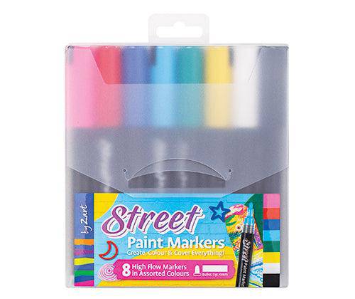 Street Paint Markers by Zart Pack of 8 image 3