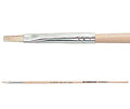 Hog Hair Flat Bristle Brushes Pack of 12