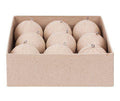 Papier-mache Baubles 60mm Pack of 9