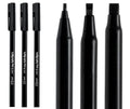 Calligraphy Pen Assorted Sizes Black Pack of 3