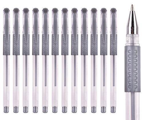 Zart Basics Gel Metallic Pens Pack of 12 image 3