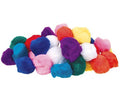 Pom Pom Coloured 50mm Pack of 50