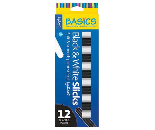 Slicks by Zart Black and White Pack of 12 image 8