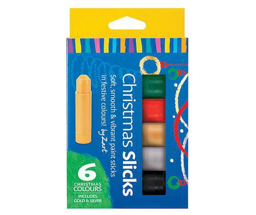 Slicks By Zart Christmas Colours Set of 6 image 4